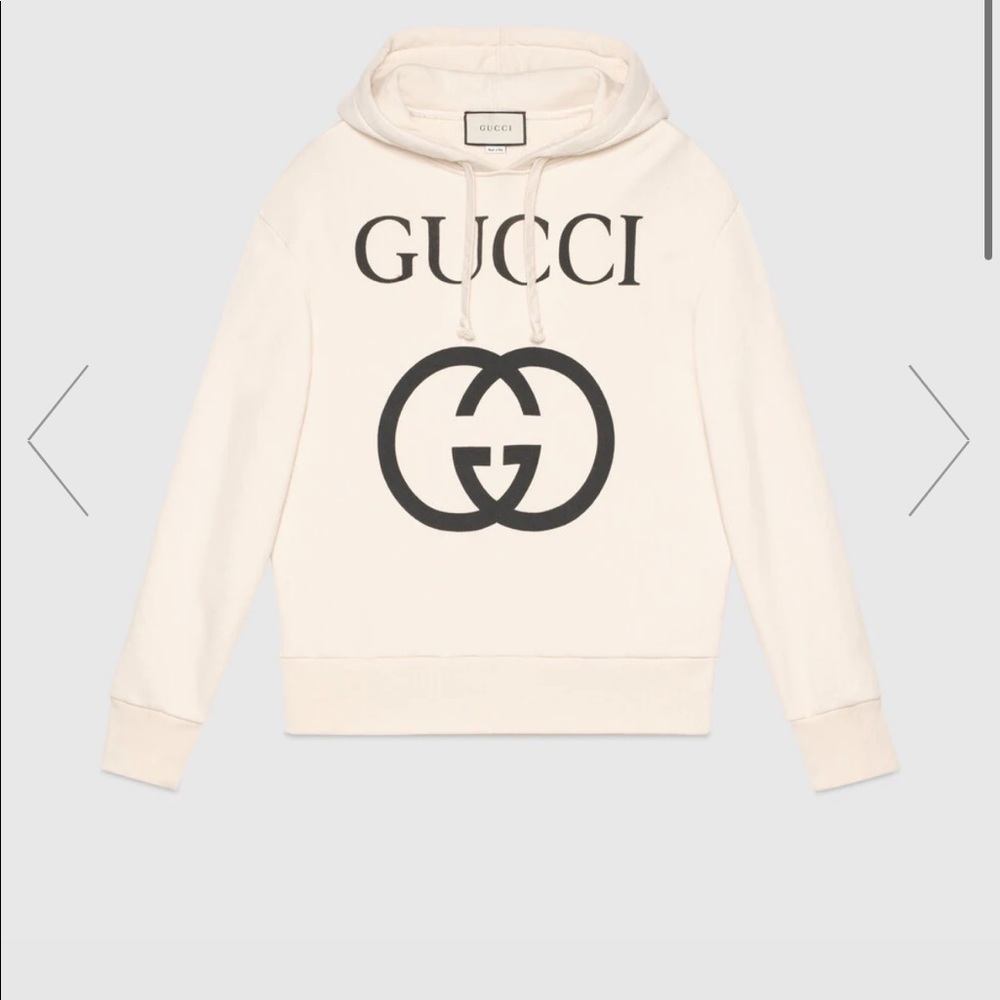 Hooded sweatshirt with Interlocking G